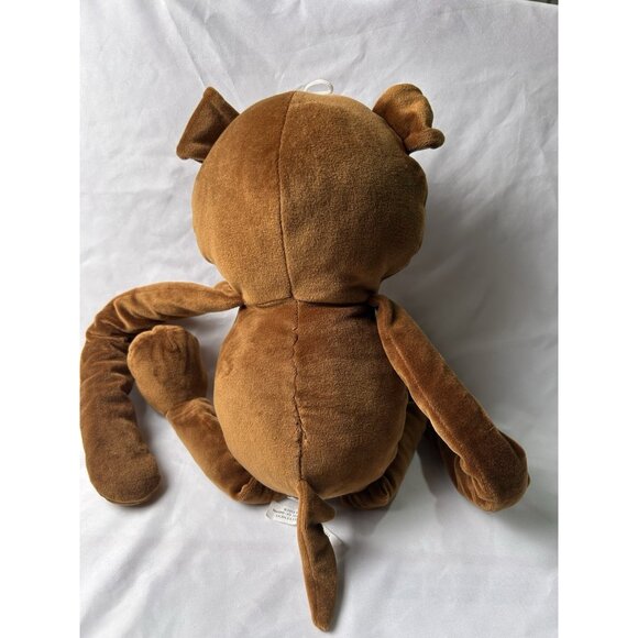 Nanco Plush Dog Hanging Floppy Hanging Hook & Loop Brown Soft Stuffed Animal 21" - Picture 3 of 9
